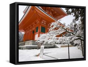 Temple, Koyason Region, Japan-Gavriel Jecan-Framed Stretched Canvas