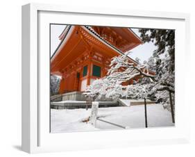 Temple, Koyason Region, Japan-Gavriel Jecan-Framed Photographic Print