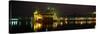 Temple Lit Up at Night, Golden Temple, Amritsar, Punjab, India-null-Stretched Canvas