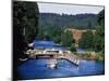 Temple Lock on the River Thames, Near Bisham, Berkshire, England, United Kingdom-David Hughes-Mounted Photographic Print