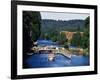 Temple Lock on the River Thames, Near Bisham, Berkshire, England, United Kingdom-David Hughes-Framed Photographic Print