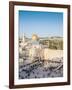 Temple Mount, Dome of the Rock, Redeemer Church and Old City in Jerusalem, Israel, Middle East-Alexandre Rotenberg-Framed Photographic Print