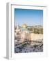 Temple Mount, Dome of the Rock, Redeemer Church and Old City in Jerusalem, Israel, Middle East-Alexandre Rotenberg-Framed Photographic Print