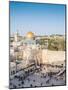 Temple Mount, Dome of the Rock, Redeemer Church and Old City in Jerusalem, Israel, Middle East-Alexandre Rotenberg-Mounted Photographic Print