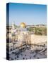Temple Mount, Dome of the Rock, Redeemer Church and Old City in Jerusalem, Israel, Middle East-Alexandre Rotenberg-Stretched Canvas