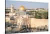 Temple Mount, Dome of the Rock, Redeemer Church and Old City in Jerusalem, Israel, Middle East-Alexandre Rotenberg-Stretched Canvas