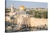 Temple Mount, Dome of the Rock, Redeemer Church and Old City in Jerusalem, Israel, Middle East-Alexandre Rotenberg-Stretched Canvas