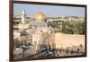 Temple Mount, Dome of the Rock, Redeemer Church and Old City in Jerusalem, Israel, Middle East-Alexandre Rotenberg-Framed Photographic Print