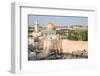 Temple Mount, Dome of the Rock, Redeemer Church and Old City in Jerusalem, Israel, Middle East-Alexandre Rotenberg-Framed Photographic Print