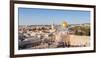 Temple Mount, Dome of the Rock, Redeemer Church and Old City, Jerusalem, Israel, Middle East-Alexandre Rotenberg-Framed Photographic Print