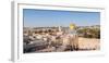 Temple Mount, Dome of the Rock, Redeemer Church and Old City, Jerusalem, Israel, Middle East-Alexandre Rotenberg-Framed Photographic Print