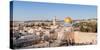 Temple Mount, Dome of the Rock, Redeemer Church and Old City, Jerusalem, Israel, Middle East-Alexandre Rotenberg-Stretched Canvas