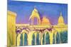 Temple Near Maoras-Hazel Bullock-Mounted Giclee Print