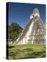 Temple No. 1 (Jaguar Temple), Tikal, UNESCO World Heritage Site, Peten, Guatemala-null-Stretched Canvas