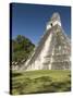 Temple No. 1 (Jaguar Temple), Tikal, UNESCO World Heritage Site, Peten, Guatemala-null-Stretched Canvas