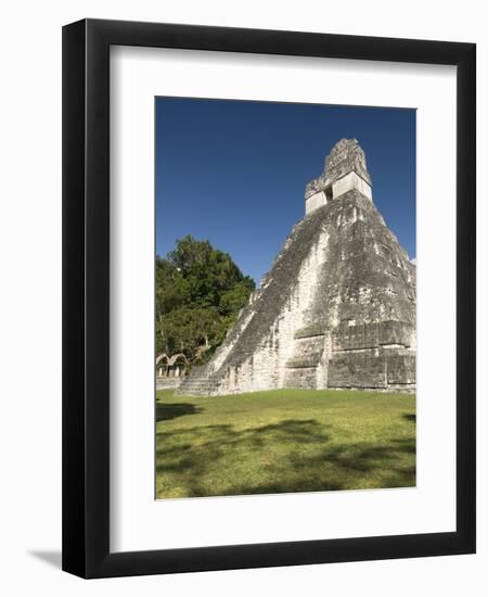 Temple No. 1 (Jaguar Temple), Tikal, UNESCO World Heritage Site, Peten, Guatemala-null-Framed Photographic Print