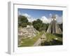 Temple No. 1 (Jaguar Temple) With North Acropolis on the Left, Tikal, Guatemala-null-Framed Photographic Print