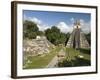 Temple No. 1 (Jaguar Temple) With North Acropolis on the Left, Tikal, Guatemala-null-Framed Photographic Print