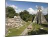 Temple No. 1 (Jaguar Temple) With North Acropolis on the Left, Tikal, Guatemala-null-Mounted Photographic Print