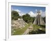 Temple No. 1 (Jaguar Temple) With North Acropolis on the Left, Tikal, Guatemala-null-Framed Photographic Print