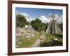 Temple No. 1 (Jaguar Temple) With North Acropolis on the Left, Tikal, Guatemala-null-Framed Photographic Print