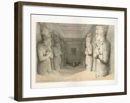 Temple Of Aboo Simbel-D^ Roberts-Framed Art Print