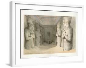 Temple Of Aboo Simbel-D^ Roberts-Framed Art Print