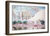 Temple of Abou Simbel, Egypt, 1897-1934-Robert Talbot Kelly-Framed Giclee Print