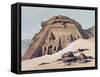 Temple of Abu Simbel, 1842-1845-E Weidenbach-Framed Stretched Canvas