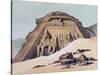 Temple of Abu Simbel, 1842-1845-E Weidenbach-Stretched Canvas