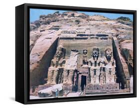 Temple of Abu Simbel, Egypt, 20th Century-null-Framed Stretched Canvas