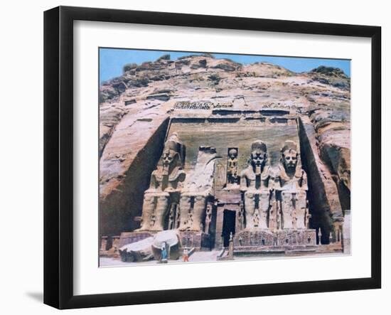 Temple of Abu Simbel, Egypt, 20th Century-null-Framed Giclee Print