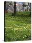 Temple of Aeolus in Spring, Royal Botanic Gardens, Kew, UNESCO World Heritage Site, London, England-Peter Barritt-Stretched Canvas