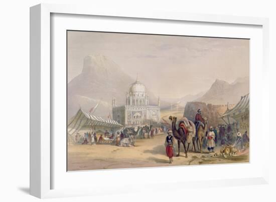 Temple of Ahmed Shauh, King of Afghanistan: Scenery, Inhabitants and Costumes of Afghanistan-James Rattray-Framed Giclee Print