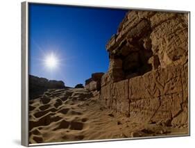 Temple of Alexander the Great, near El Bawati, Bahariya Museum, Valley of the Golden Mummies, Egypt-Kenneth Garrett-Framed Photographic Print