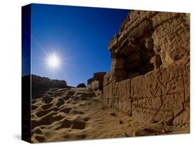 Temple of Alexander the Great, near El Bawati, Bahariya Museum, Valley of the Golden Mummies, Egypt-Kenneth Garrett-Stretched Canvas