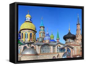 Temple of All Religions', Modern Architecture, Kazan, Tatarstan, Russia-Ivan Vdovin-Framed Stretched Canvas