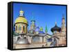 Temple of All Religions', Modern Architecture, Kazan, Tatarstan, Russia-Ivan Vdovin-Framed Stretched Canvas