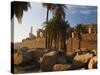 Temple of Amun at Karnak, Thebes, UNESCO World Heritage Site, Egypt, North Africa, Africa-Schlenker Jochen-Stretched Canvas