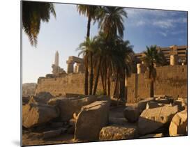 Temple of Amun at Karnak, Thebes, UNESCO World Heritage Site, Egypt, North Africa, Africa-Schlenker Jochen-Mounted Photographic Print