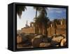 Temple of Amun at Karnak, Thebes, UNESCO World Heritage Site, Egypt, North Africa, Africa-Schlenker Jochen-Framed Stretched Canvas