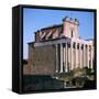 Temple of Antoninus and Faustina, 2nd Century-CM Dixon-Framed Stretched Canvas