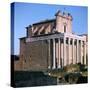 Temple of Antoninus and Faustina, 2nd Century-CM Dixon-Stretched Canvas