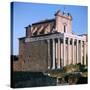 Temple of Antoninus and Faustina, 2nd Century-CM Dixon-Stretched Canvas