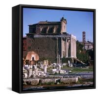 Temple of Antoninus and Faustina-CM Dixon-Framed Stretched Canvas