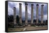 Temple of Aphrodite, 1st Century A.C.-null-Framed Stretched Canvas