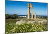 Temple of Apollo at the Acropolis, Rhodes, Dodecanese, Greek Islands, Greece, Europe-Michael Runkel-Mounted Photographic Print