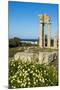 Temple of Apollo at the Acropolis, Rhodes, Dodecanese, Greek Islands, Greece, Europe-Michael Runkel-Mounted Photographic Print