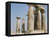 Temple of Apollo, Corinth, Greece-Robert Harding-Framed Stretched Canvas