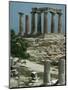 Temple of Apollo, Corinth, Greece-Christina Gascoigne-Mounted Photographic Print